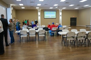The open house for the remodeled community center in Lyons. Photo Credit/Denise Gilliland, Editor and Chief, Kat Country Hub.