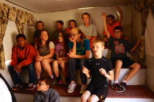 OC students learn about fire safety and escaping a fire during fire prevention week. All photos credit of Denise Gilliland, Editor and Chief, Kat Country Hub. 