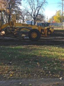 Oakland's city crew has been busy moving dirt in the park in preparation for the new bathroom building that will be built in the near future. The Friends of Oakland Foundation contributed $20,000 to the construction of the building and there is also $30,000 in the city's budget going towards the building. This will be a great addition to the park, providing a large bathroom/shower facility for the public, and especially for those camping in the park. All photos credit of Denise Gilliland, Editor and Chief, Kat Country Hub.