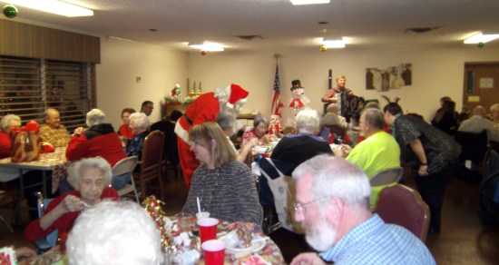 Christmas party at Oakland Heights. Photo courtesy of Oakland Heights.