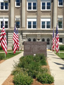 The Burt County Courthouse in Tekamah NE honors those serving or have served our country. God Bless them living and those that have died to protect our freedoms. Both photos credit of Denise Gilliland/Editor and Chief, Kat Country Hub. 